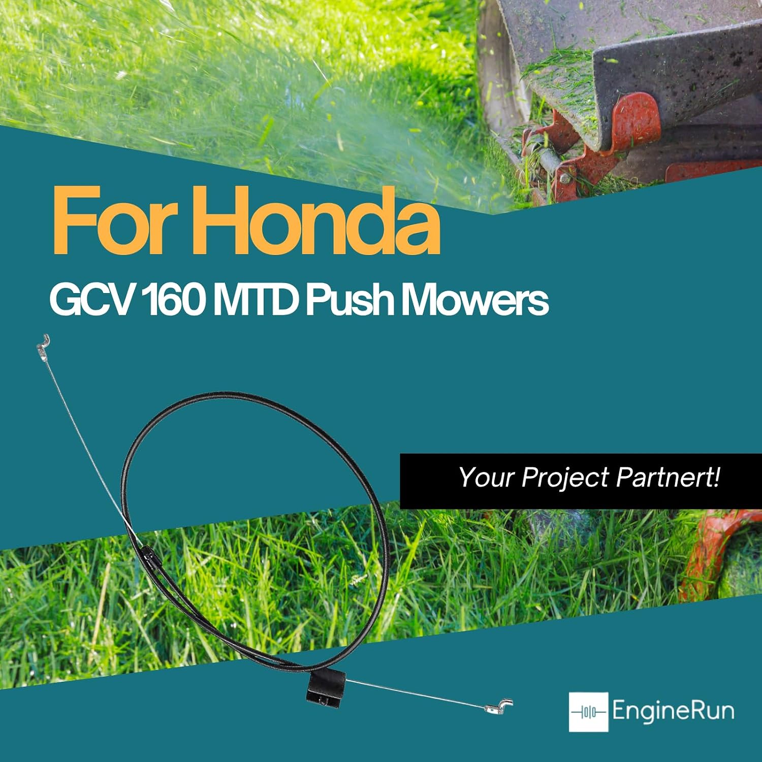 946-0957 Zone Control Cable Compatible with Honda GCV 160 MTD Push Mowers OEM 746-0957 Troy-Bilt MTD Bolens Cub Cadet Craftsman Huskee Yard Machines Stens 290-641