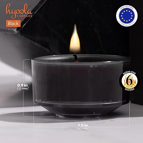 Miniatura 59 de HYOOLA Velas aromáticas de vela – Taza transparente – Velas perfumadas de Lily Tealight – 6 horas de tiempo de combustión – Paquete de 15 – Lily
