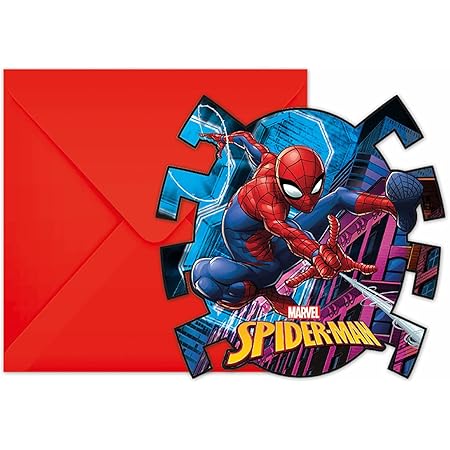 Uk Greetings 0 1 Carte D Anniversaire 4 Ans Motif Spiderman Amazon Fr Fournitures De Bureau