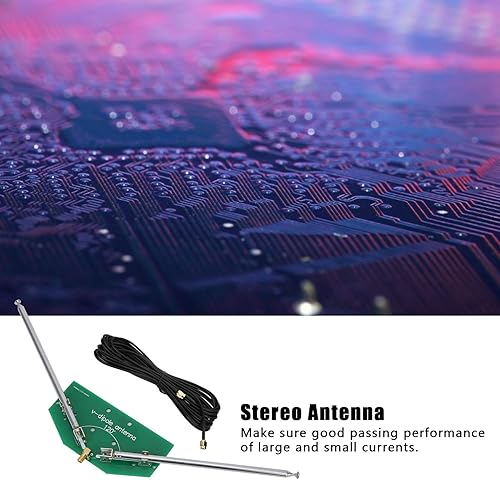 Miniatura 5 de Antena VDipole Radio Frecuencia 78M1 GHz Radio Reemplazo Antena Universal Interior Aceptor