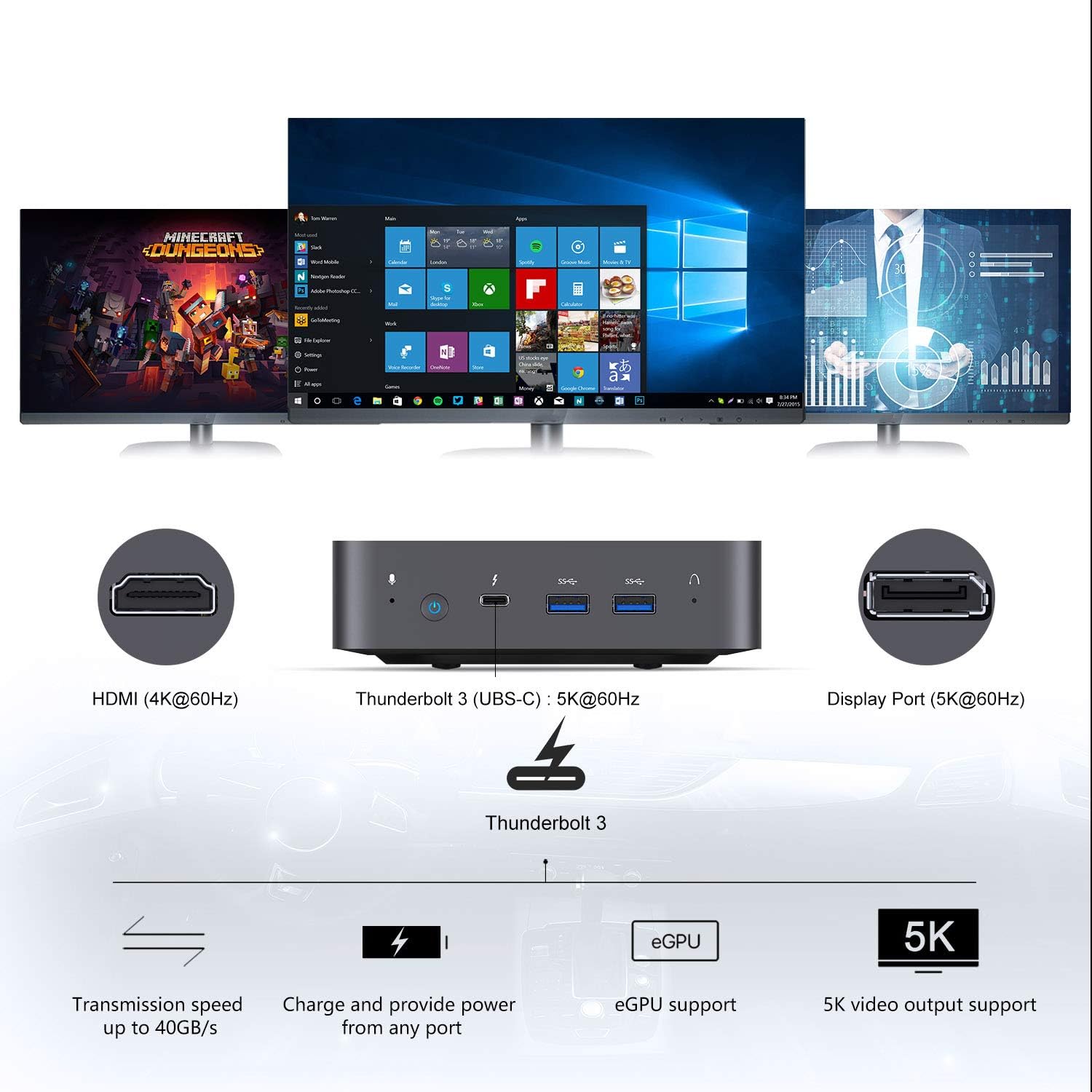 🛒 Flash Sale X35G Mini PC 10th Gen Core i3-1005G1 Desktop Computer, 16GB DDR4 RAM + 256GB NVMe SSD, HDMI 2.0/USB-C(Thunderbolt 3)/DP(5K@60Hz) Outputs, 4xUSB Port, 2xRJ45, BT5.1, DIY SSD Promo Discount Up To 70% Off X35G Mini PC 10th Gen Core i3-1005G1 Desktop Computer, 16GB DDR4 RAM + 256GB NVMe SSD, HDMI 2.0/USB-C(Thunderbolt 3)/DP(5K@60Hz) Outputs, 4xUSB Port, 2xRJ45, BT5.1, DIY SSD