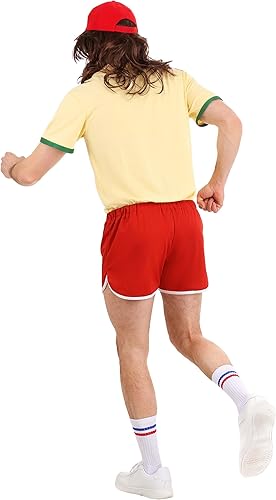 Miniatura 8 de Forrest Gump - Disfraz para correr, incluye peluca, barba y sombrero de camarón Bubba Gump Traje de corredor de los años 70