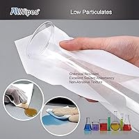 Vista 7 de AAwipes Toallitas para salas limpias Toallitas no tejidas Mezcla de celulosa/poliéster (grado A, 2.40 oz, bolsa de 300 piezas) 9 "x 9