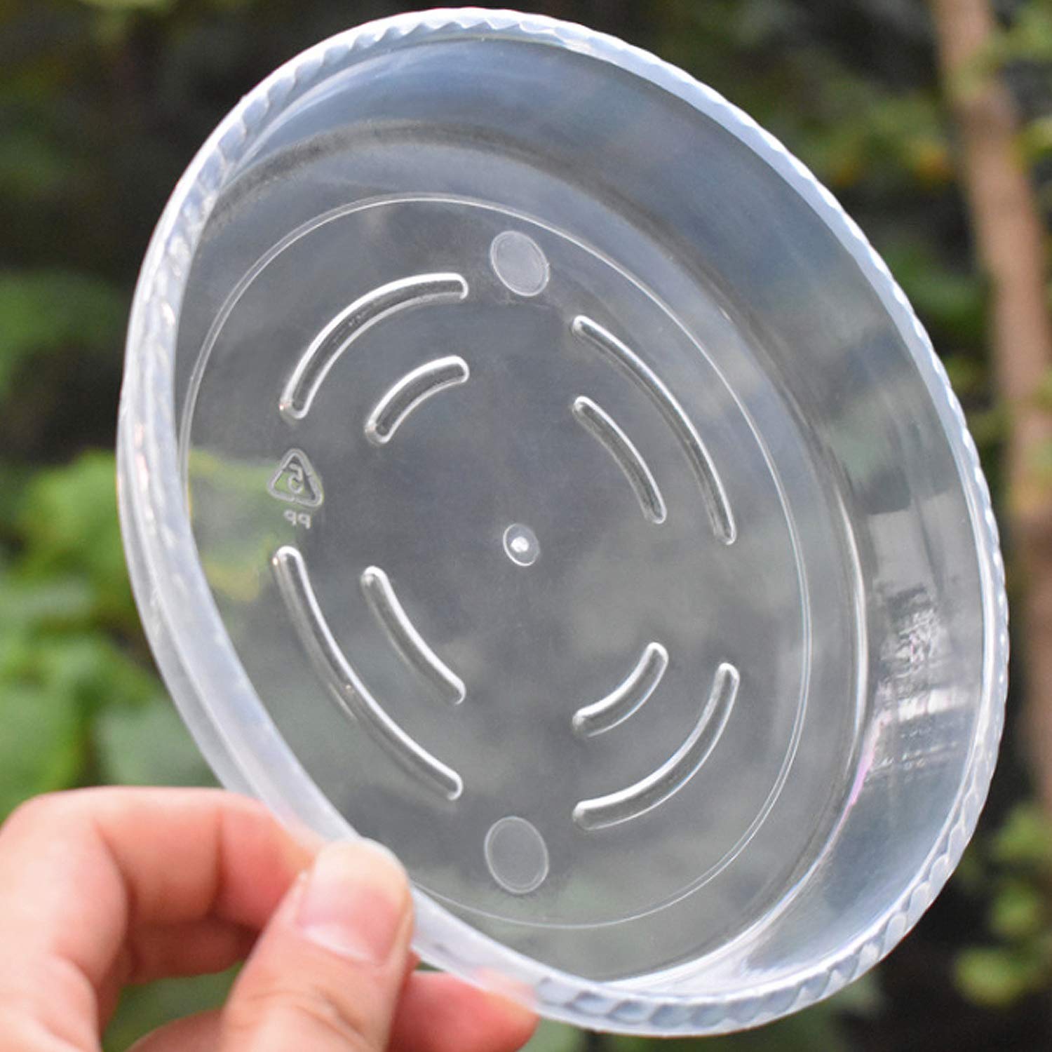 Buy Lainrrew Plant Saucer, 18 Pcs Clear Plant Trays Plastic Plant Pot