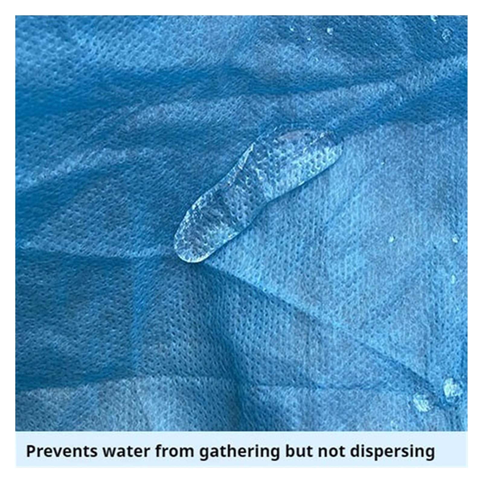 Manchons de Protection jetables Bleus, Manchons de Protection légers en Non-tissé, Manchons en Tissu Respirant avec Poignets élastiques