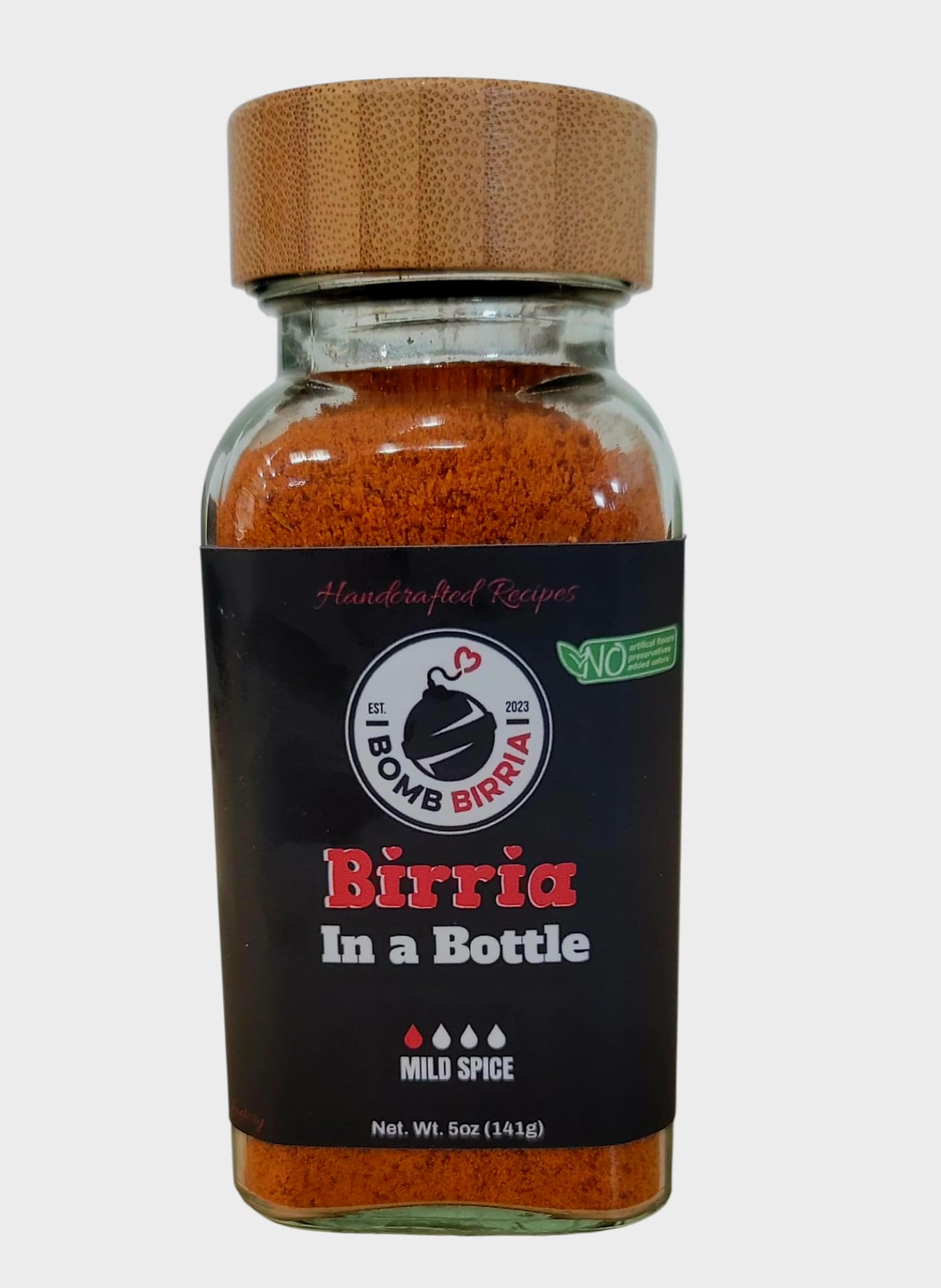 Birria Spice In a Bottle by Bomb Birria - Just add water, meat and Birria Spice Powder- Made in USA