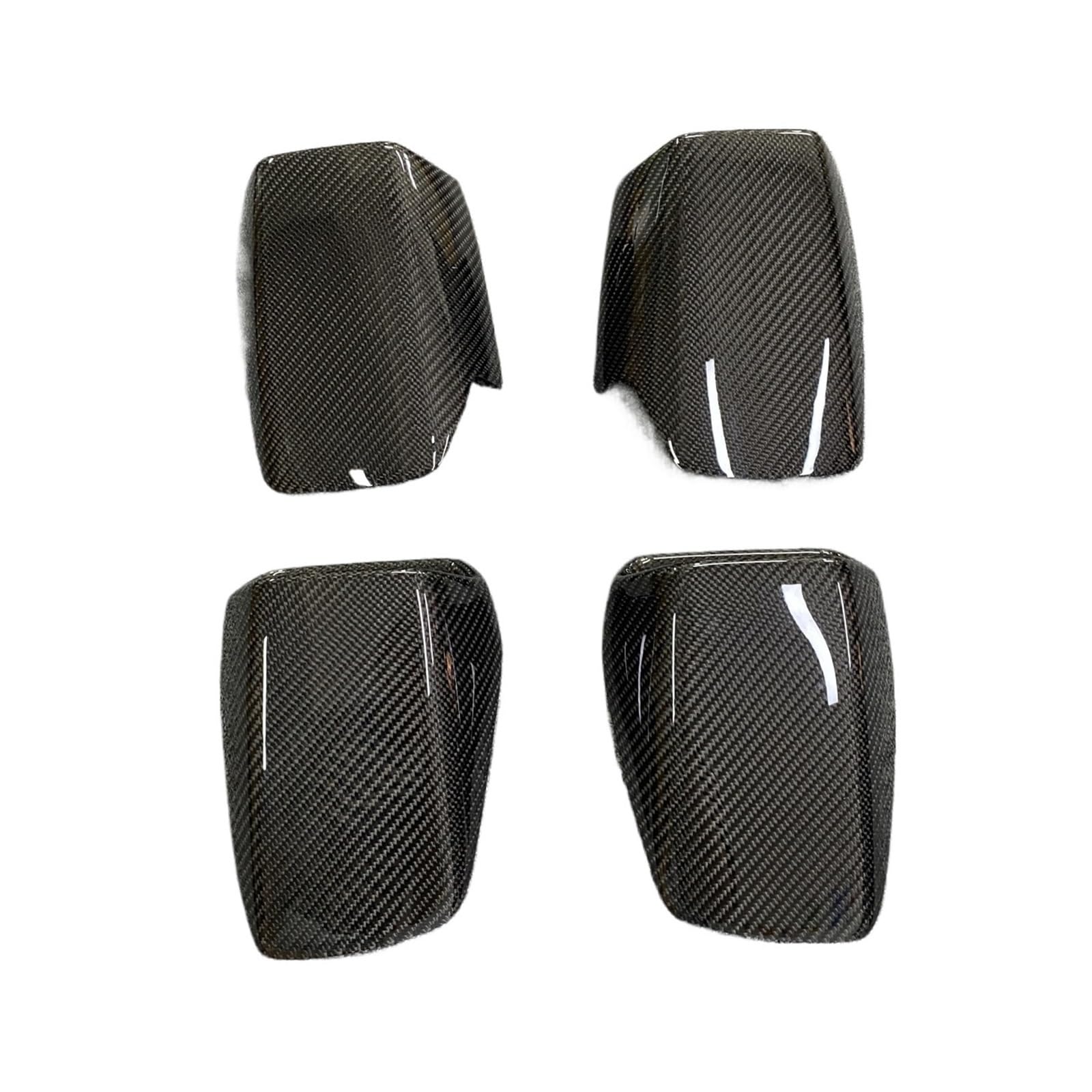 QBKGMEWCA Air Condition Vent Cover Trims Compatible for Lamborghini Huracan LP610 LP580 EVO Coupe Compatible for Spyder 4Pcs Real Dry Carbon Fiber(Type2)