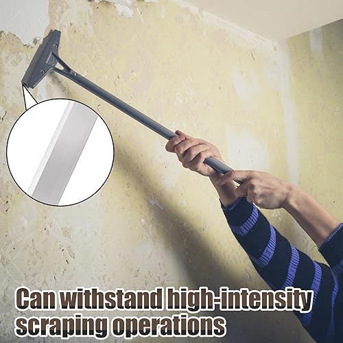 Miniatura 5 de Hicarer 100 raspadores de piso de 8 pulgadas, cuchillas de repuesto de rascador de demolición en ángulo, acero al carbono para eliminación eficiente