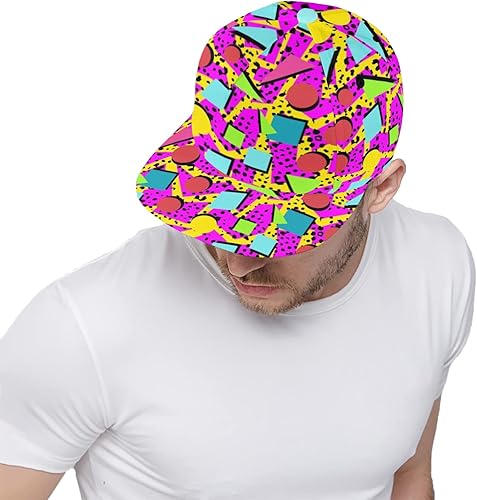 Gorra de béisbol original de Memphis de los años 80 o 90 para mujeres y adolescentes, impresión 3D, gorra de sol para hombre