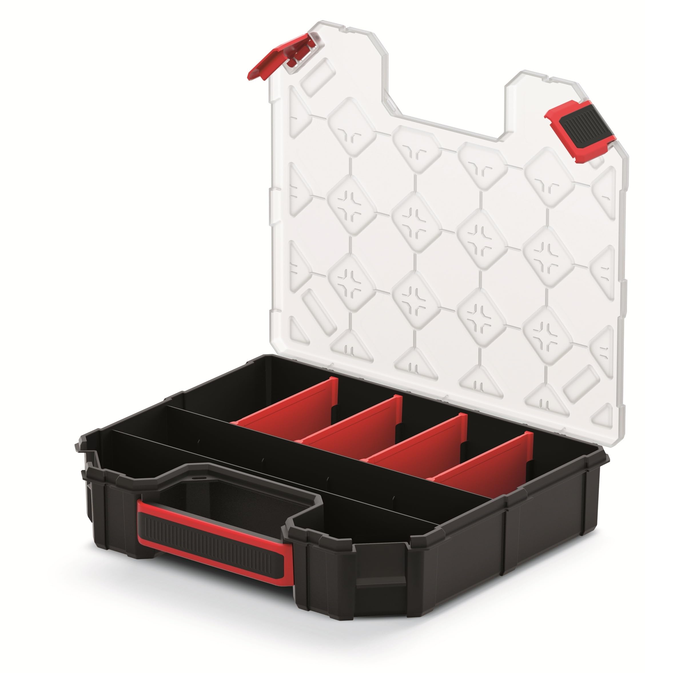 Mivos 284X243x60 Mm Assortment Box 284 X 243 X 60 Mm - Assortment Box For Accessories And Small Parts - Screw Box With 8 Adjustable Compartments - Sorting Box - Made In Eu