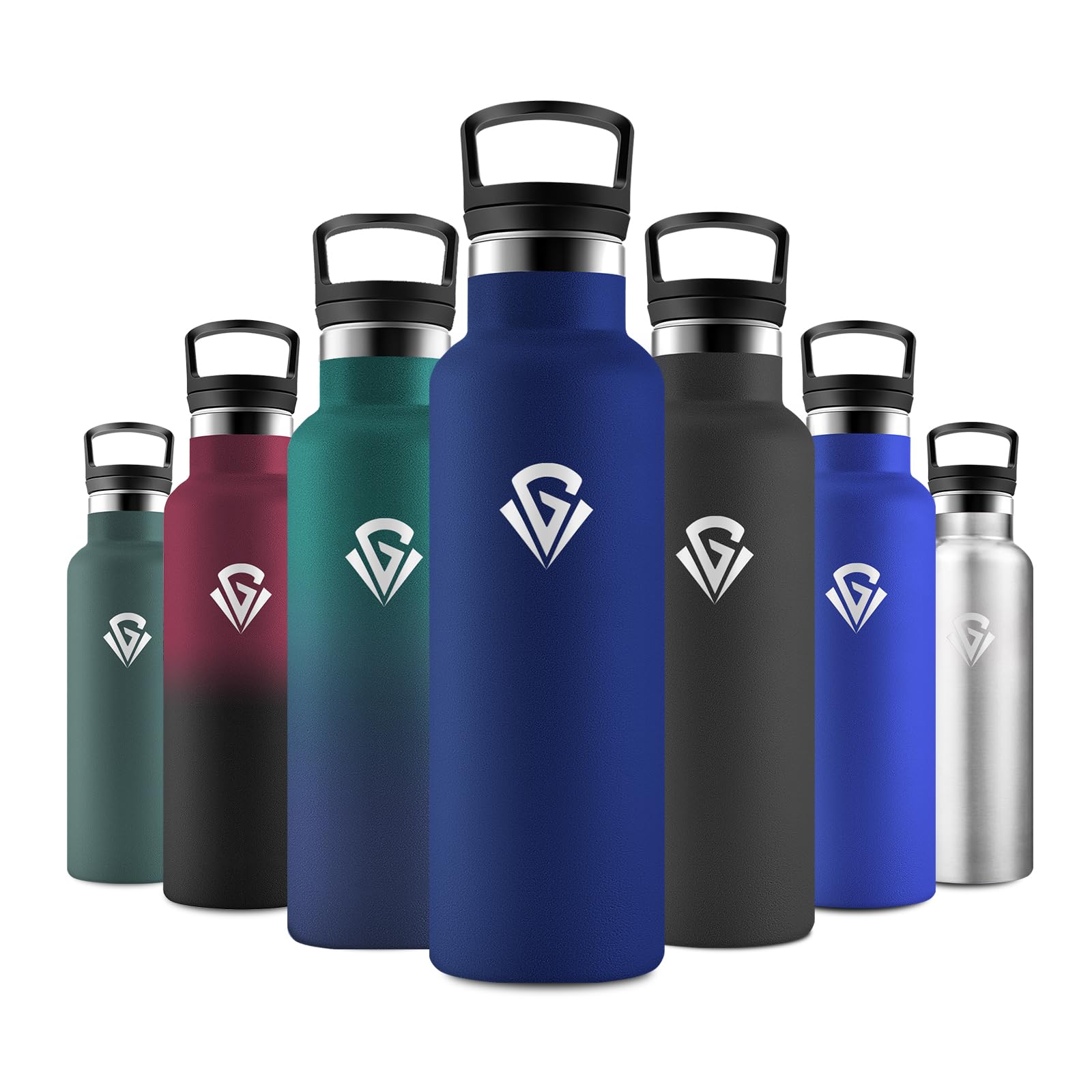 JAPORIA 500ml Water Bottle Leak Proof Water Bottle with Straw BPA Free Water Bottles for Carbonated Drinks Camping Travel