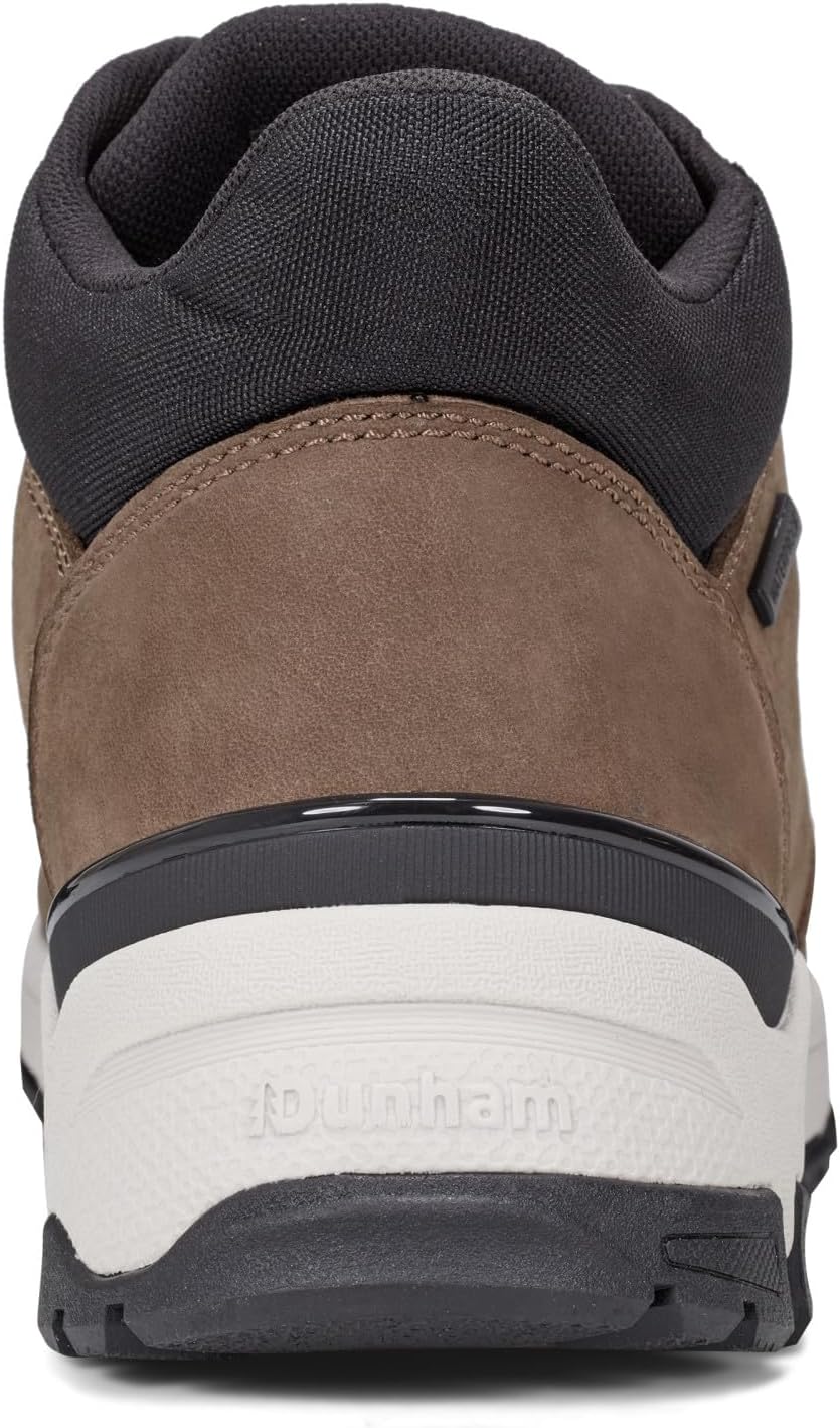 Dunham メンズ アルパイン防水ミッドブーツアンクル, ダークトープレザー。, 10.5