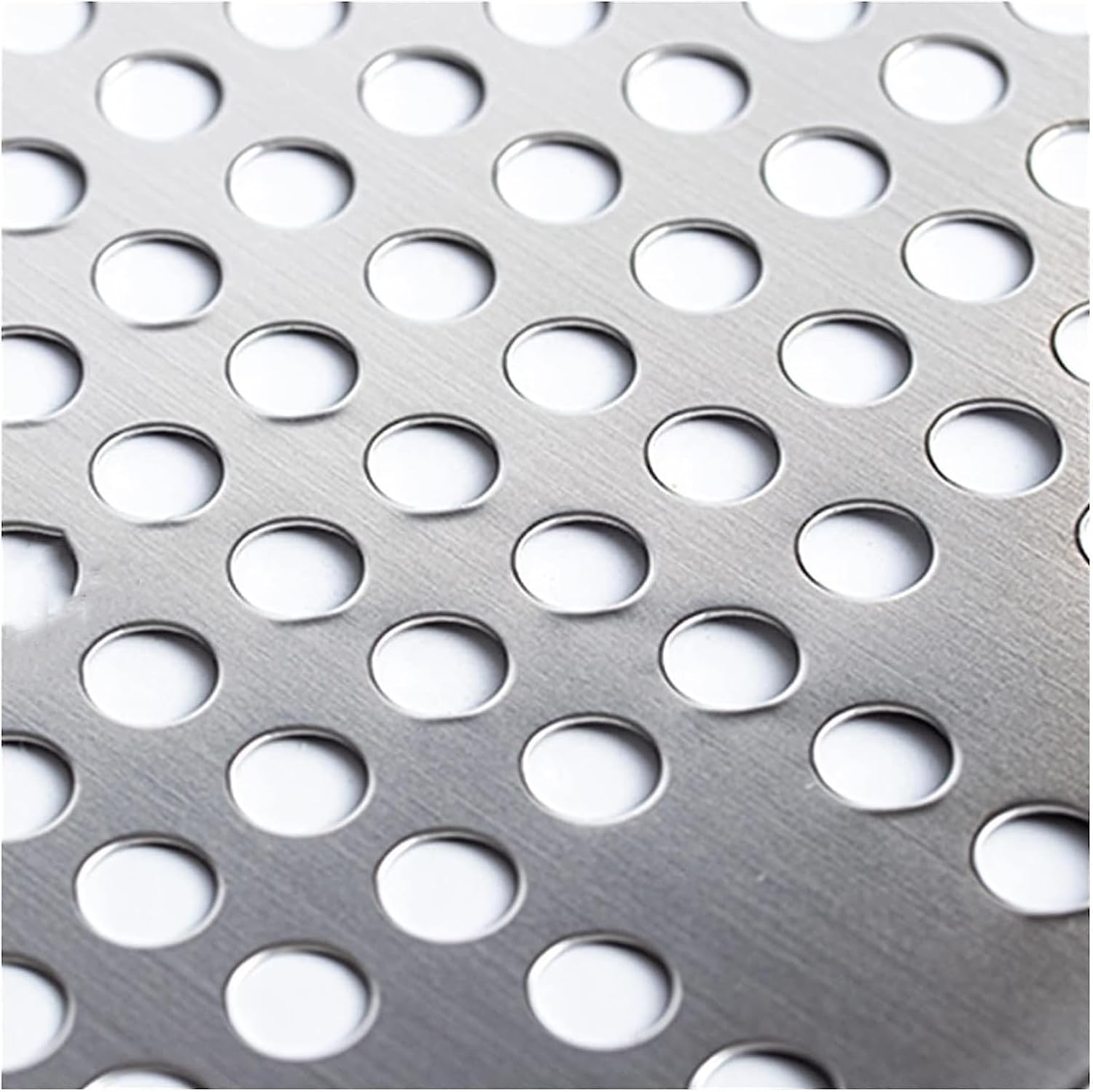 Stainless Steel Perforated Plate,Stainless Steel Perforated Plate 304, 0.8mm Thick Metal Sheets for Leak-Proof Windows, Durable Perforated Sheets with Ties & Gloves, Ideal for DIY Projects