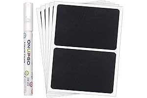 ONUPGO Chalkboard Pantry Labels - Large Labels for Storage Containers