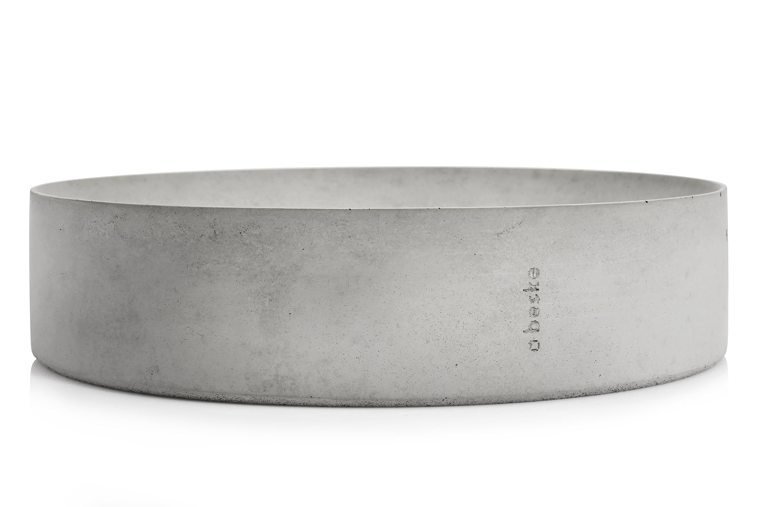 beske-Manufaktur Beton Schale 'Cavus Magna' | Größe Ø23,5cm, h6cm | 100% Handarbeit Made in Germany | zeitlos elegant minimalistisch