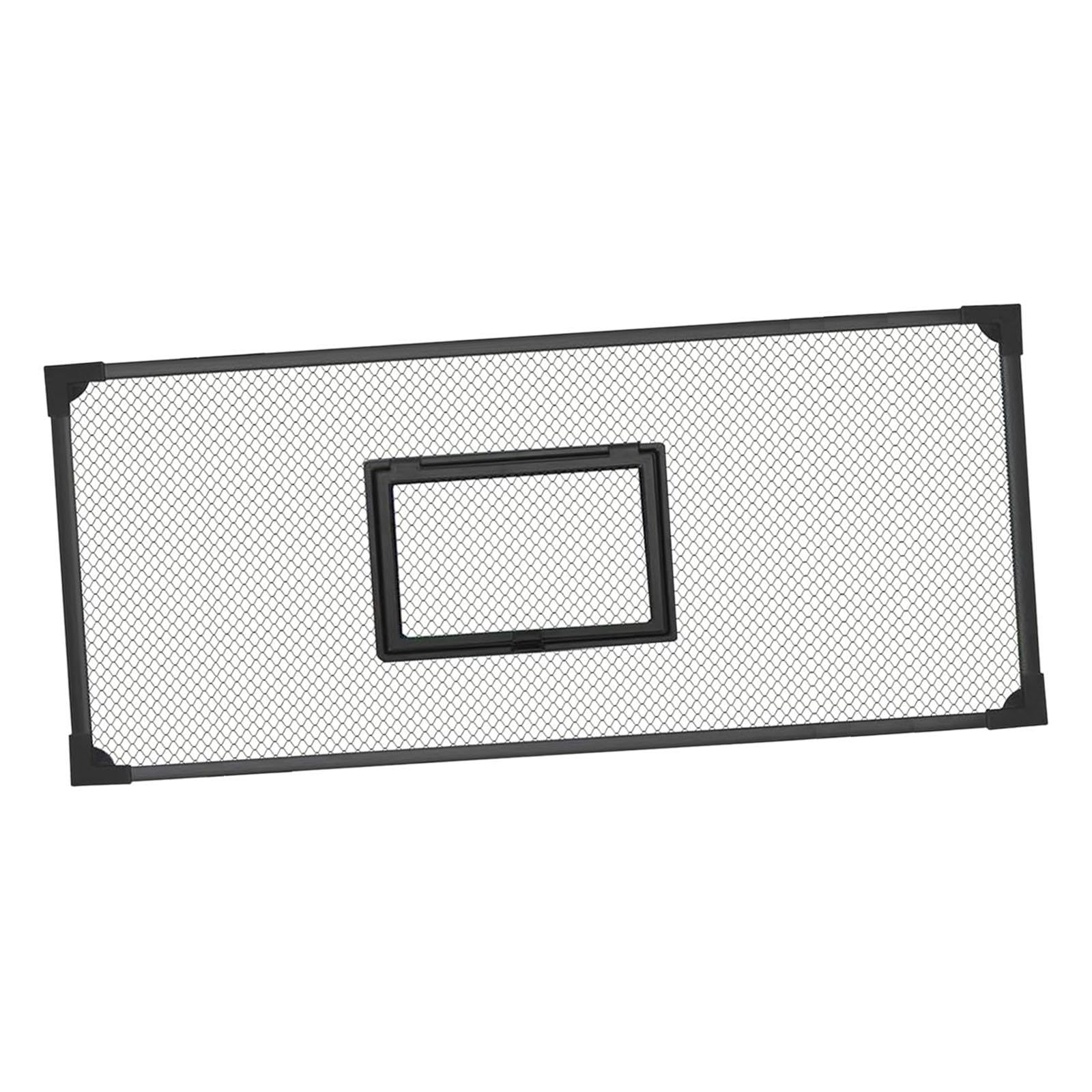 Couvercle de Remplacement pour Aquarium, Auto-assemblable, Anti-déchirure, Noir, Robuste, 100x40cm
