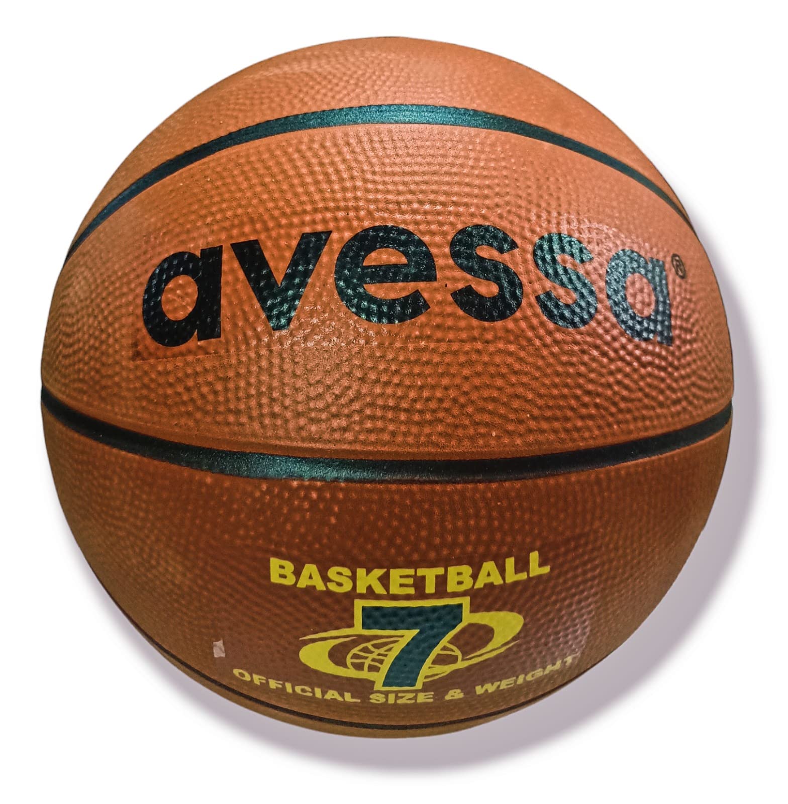 Avessa Kauçuk Basketbol Topu, 7 No, Yetişkin, 530 Gr, Turuncu, BRC-7T