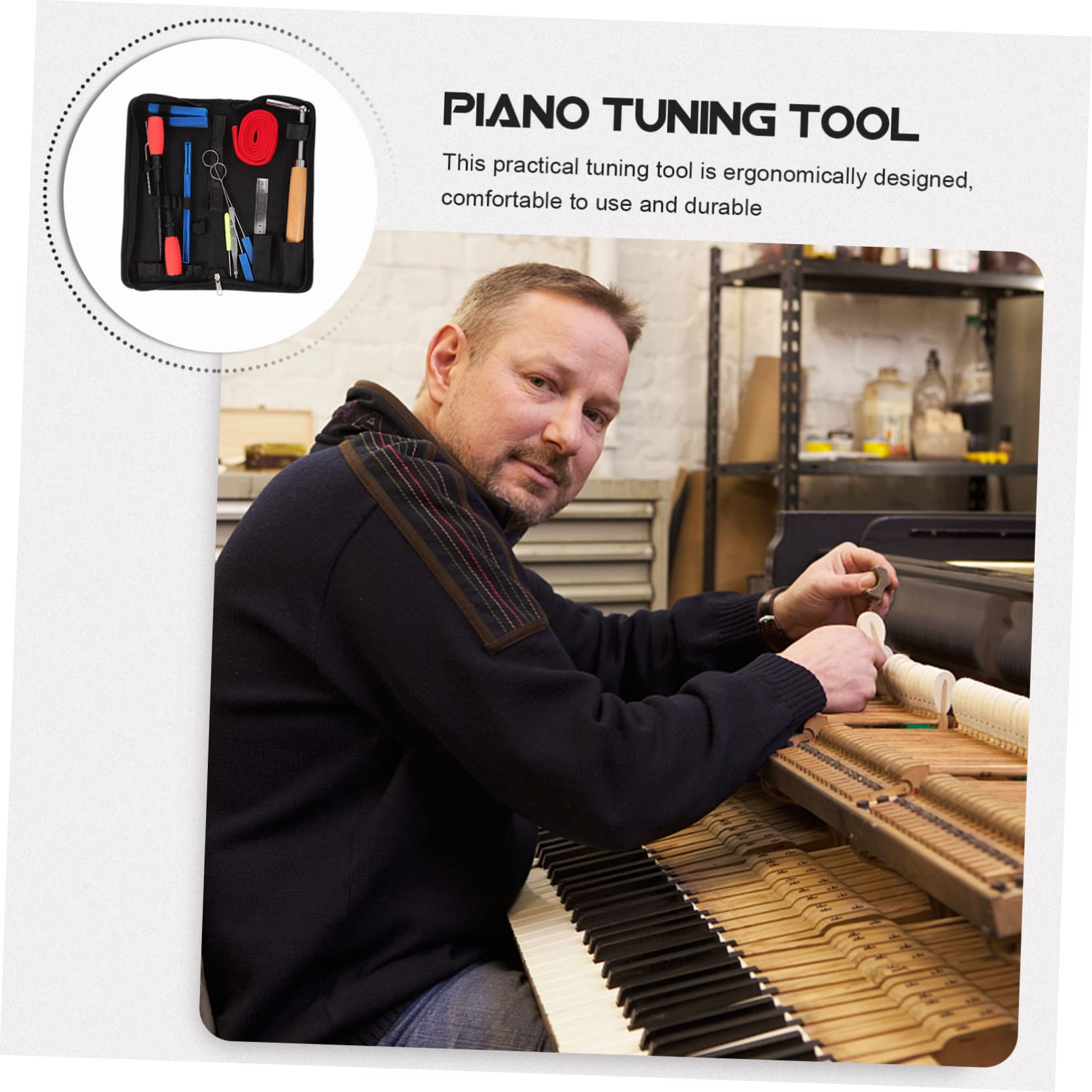 Kit de Sourdines pour Piano, 1 Set, Outil D'accordage et Entretien