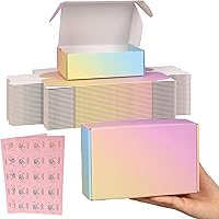 Vista 15 de Cajas de envío pequeñas de 6 x 4 x 2 pulgadas, cajas de cartón rosa para embalaje, cajas de correo corrugado para pequeñas empresas (paquete de 20)