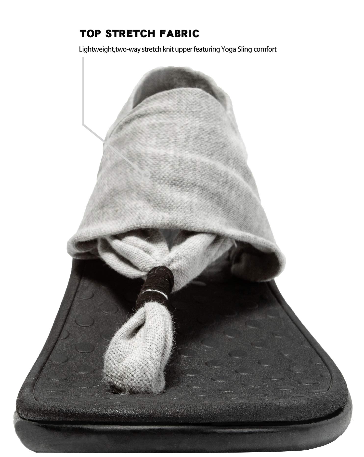 LLSOARSS Damen Plantarfasziitis Füße Yoga Sling Sandal Arch Support Orthesen Flip Flops lindern Plattfüße, hohes Fußgewölbe, Fußschmerzen