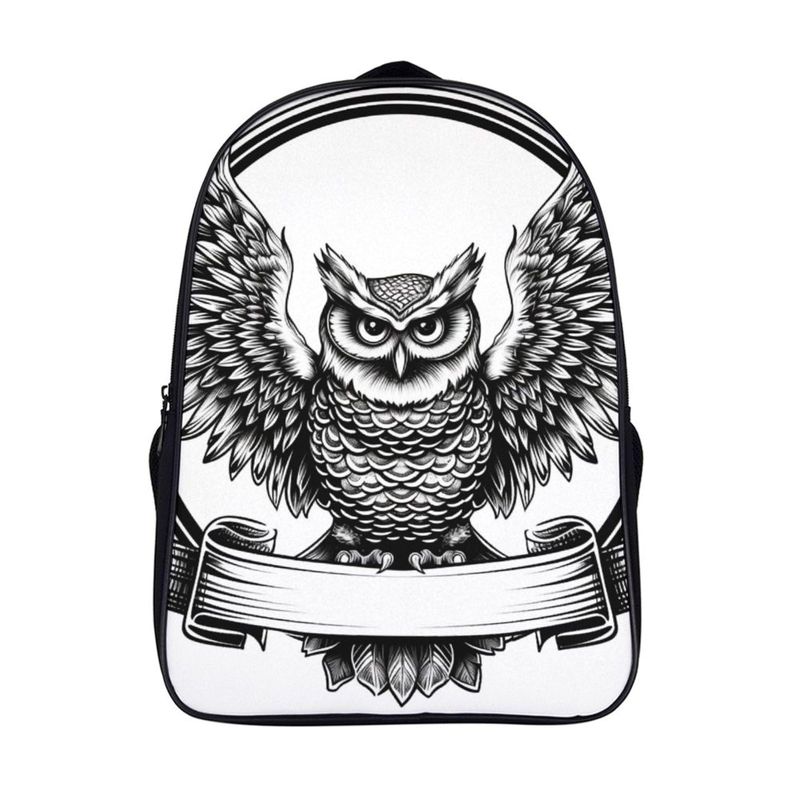Mochila escolar de búho 3D idónea para excursiones y viajes de niños 7