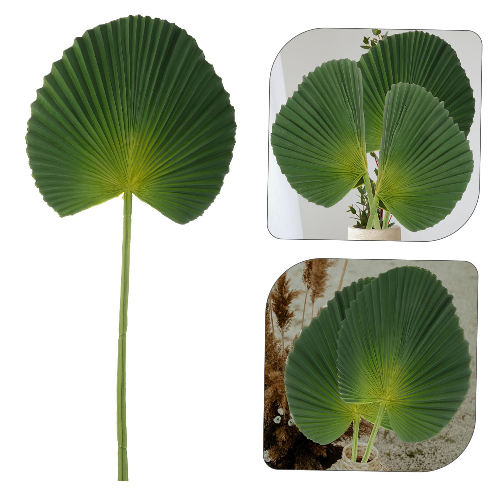IMIKEYA 5pezzi Decorazione Floreale Artificiale Con Foglie Di Palma e Banana Composizione Realistica Per Feste Tropicali e Matrimoni Di Foglie Faux Per Atmosfera Accogliente e Unica