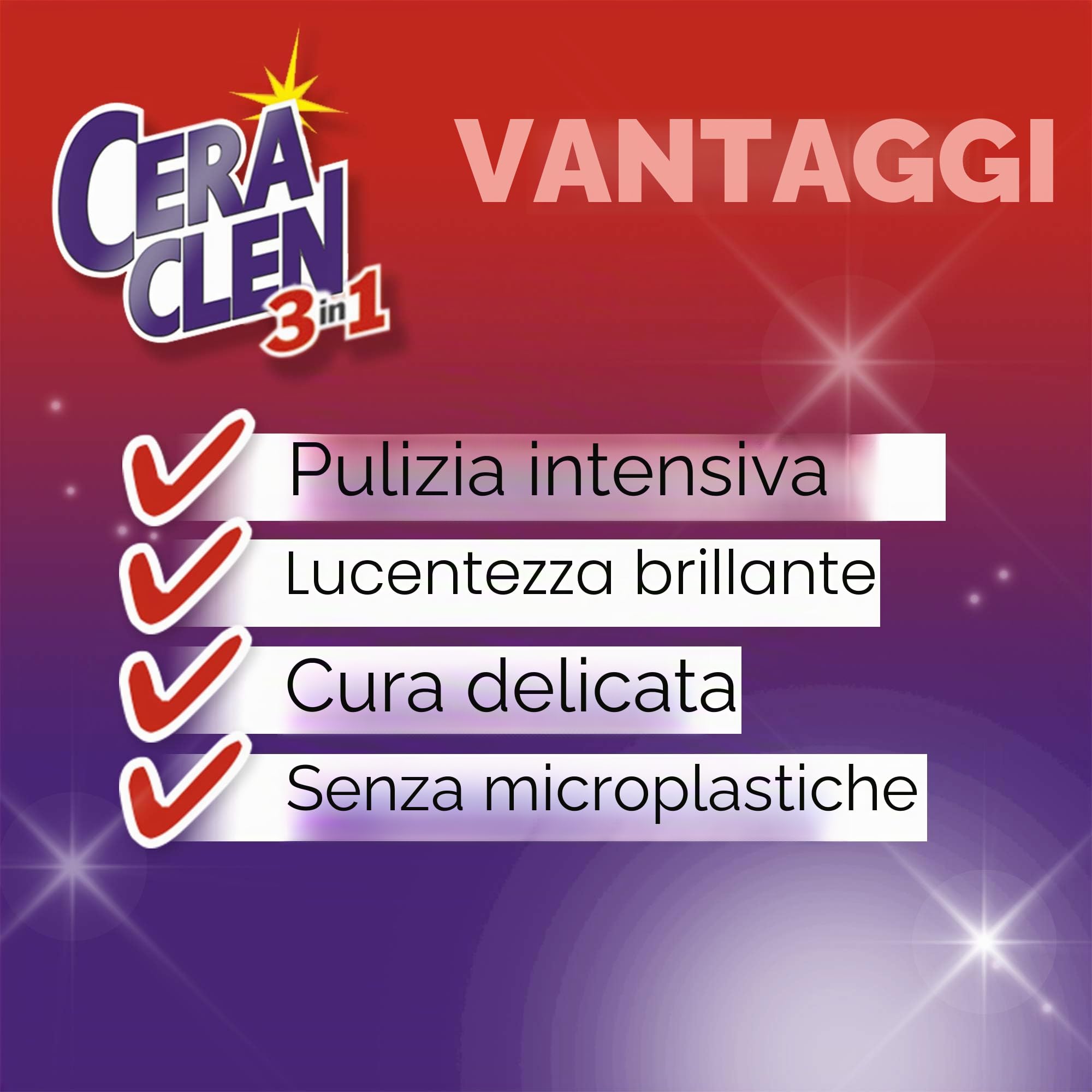 Ceraclen Detergente e cura per piano cottura in vetroceramica e induzione e acciaio inox – pulizia, lucentezza e cura – 1 x 200 ml