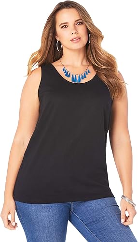 Plus size women's 100 cotton tank tops Clearance