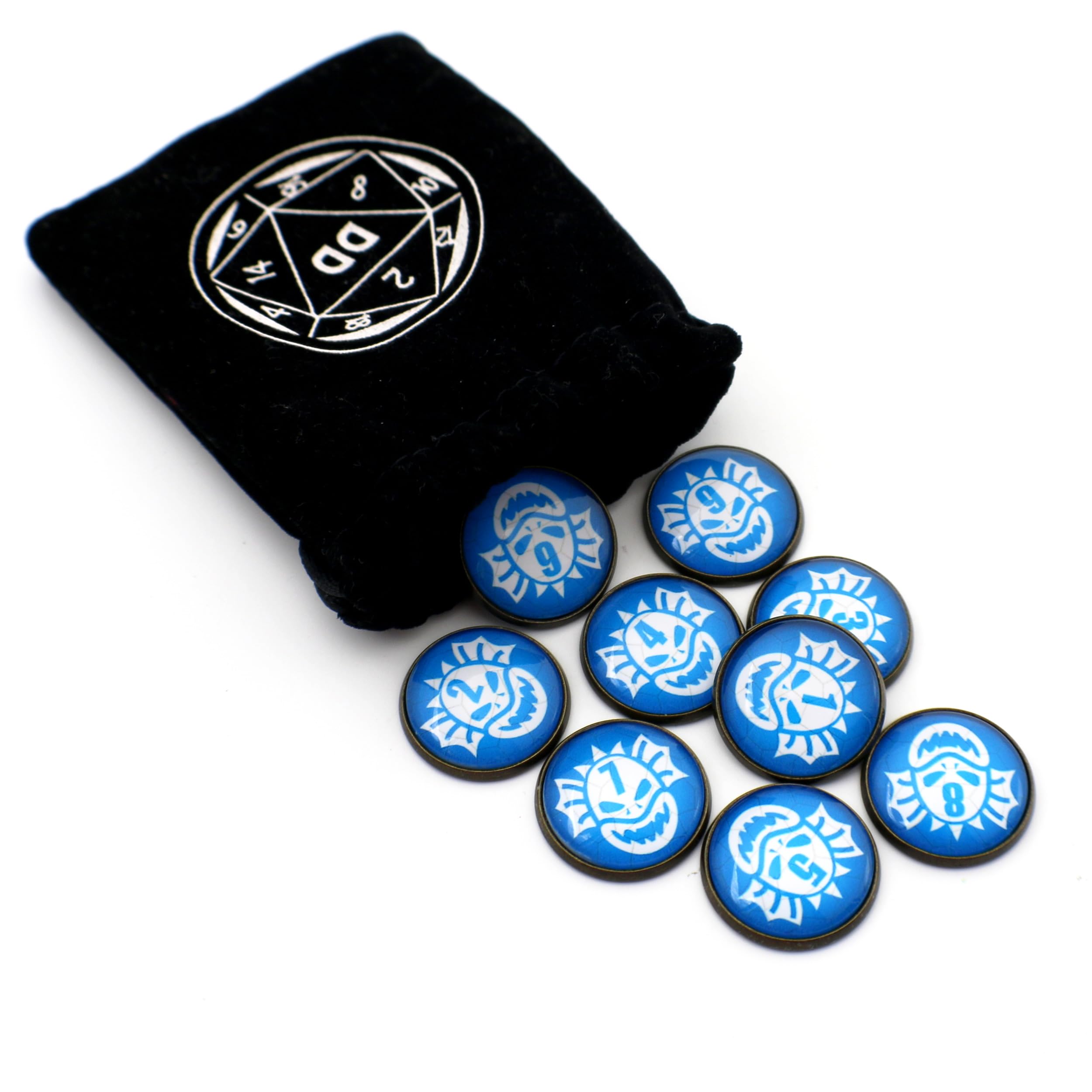 D&D Numbered Monster Token Markers for Dungeons and Dragons (Merfolk) โ image 1