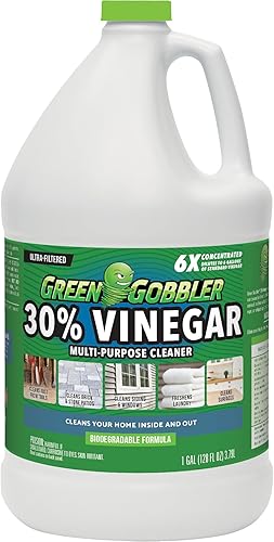 Green Gobbler 30% de vinagre concentrado en el hogar y al aire libre  6 veces más fuerte que el vinagre tradicional