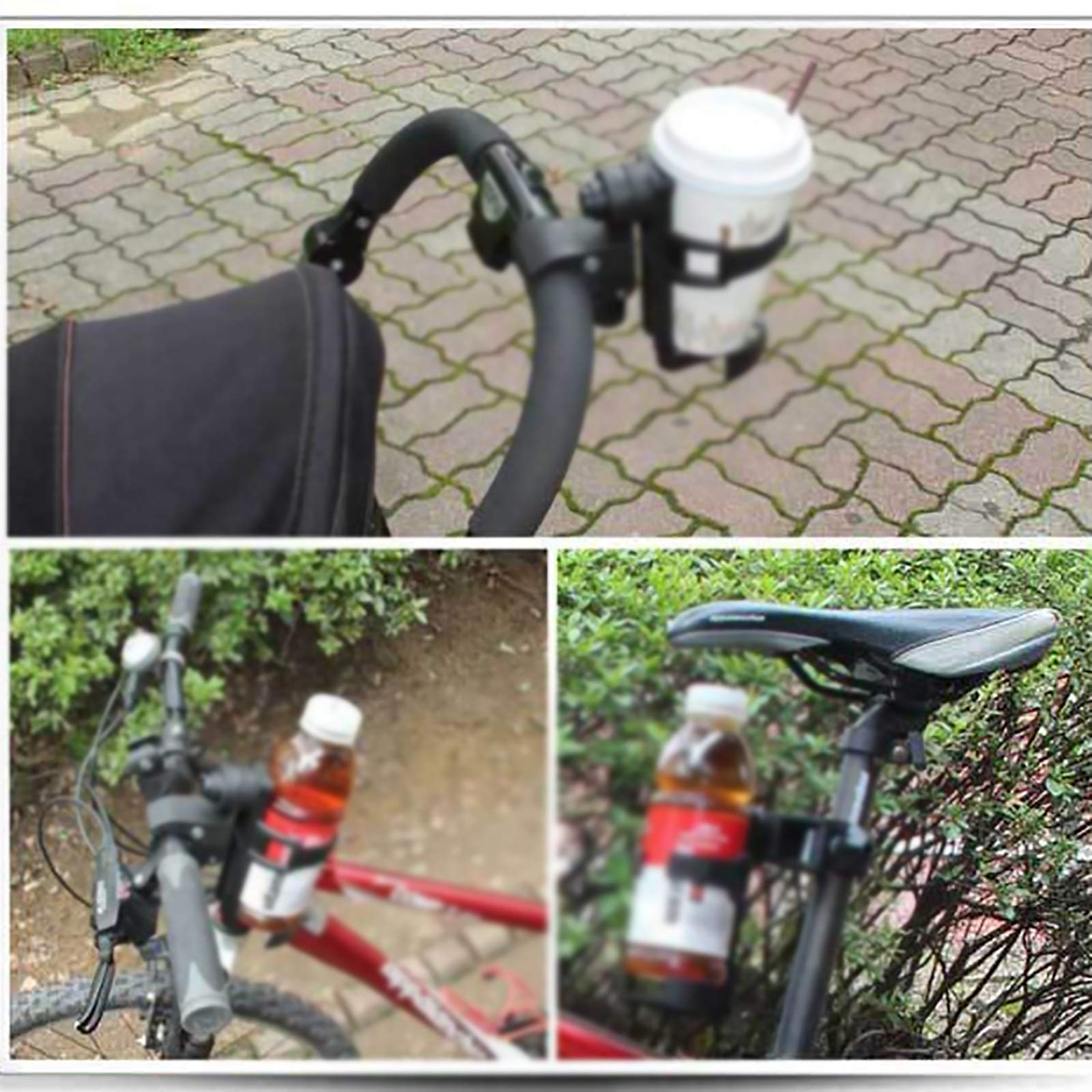 Porte-bidon Vélo Avec Bouteille 750 ML – Support Léger, Solide Et Facile à Installer – VTT, Route, Rando