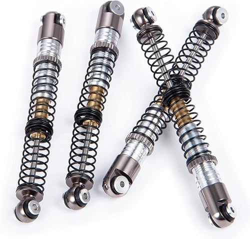 Miniatura 9 de Metal 2.087 in Skocks Kit RC Crawler Amortiguador largo amortiguador para 124 Axial Scx24 Vehículo Deadbolt C10 AXI00005 AXI00006 (negro)