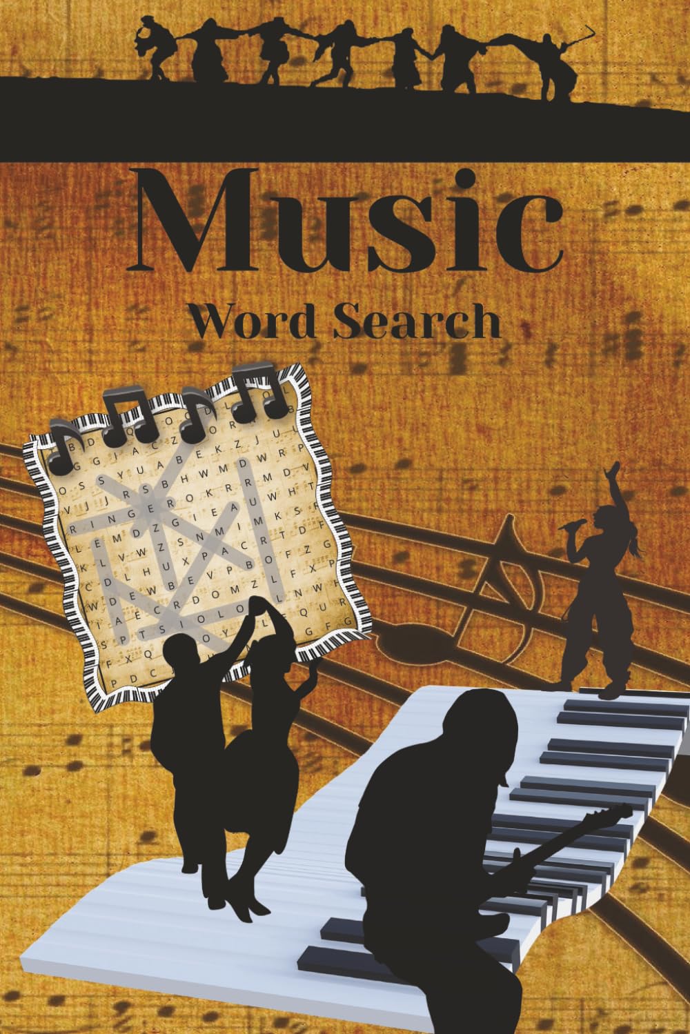 Music Word Search: Word Search Puzzles with Easy-to-Read Print about Music Genre, Musicians, Musical Instruments and More, 6x9 inches, 120 pages, 50+ ... for Vacations, Holidays, and Relaxation