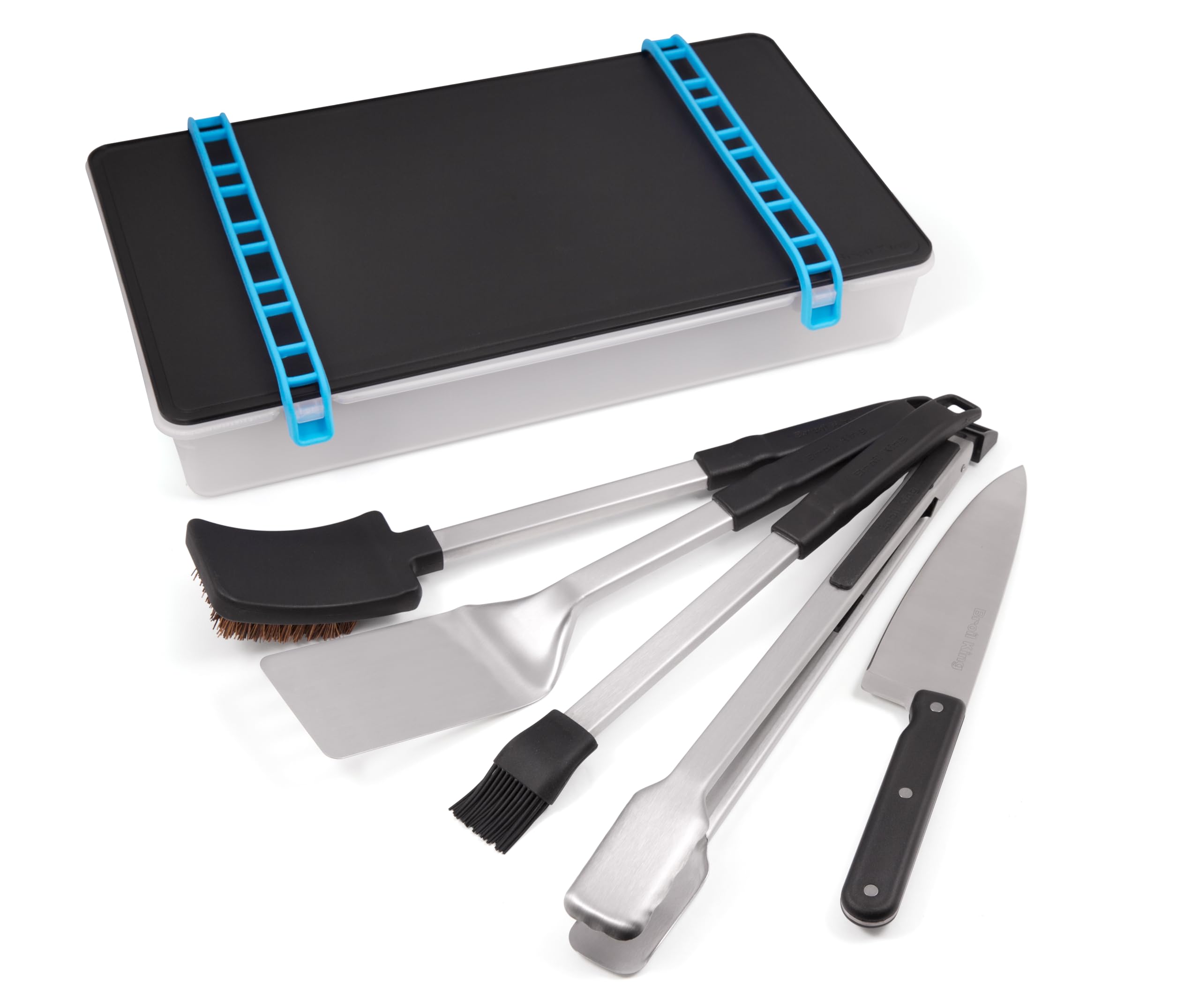 Broil King Grill per Barbecue/Grill, Set di Posate Porta Chef, in Acciaio Inox, 5 x 5 x 5 cm, 64001