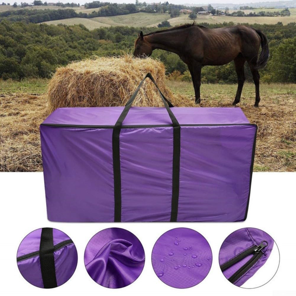 Sacco Fieno Impermeabile Oxford 115x36x59cm Pieghevole