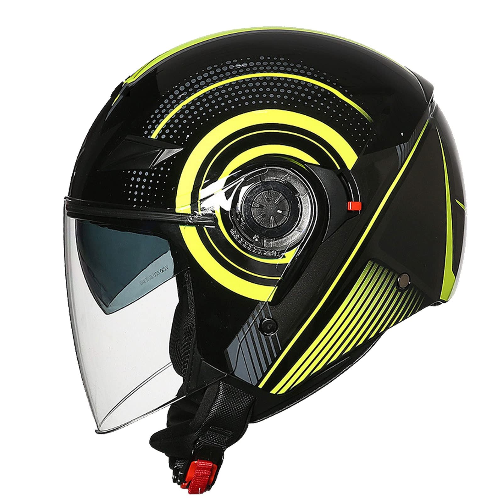 Casque vintage à face ouverte homologué ECE pour éliminer les reflets