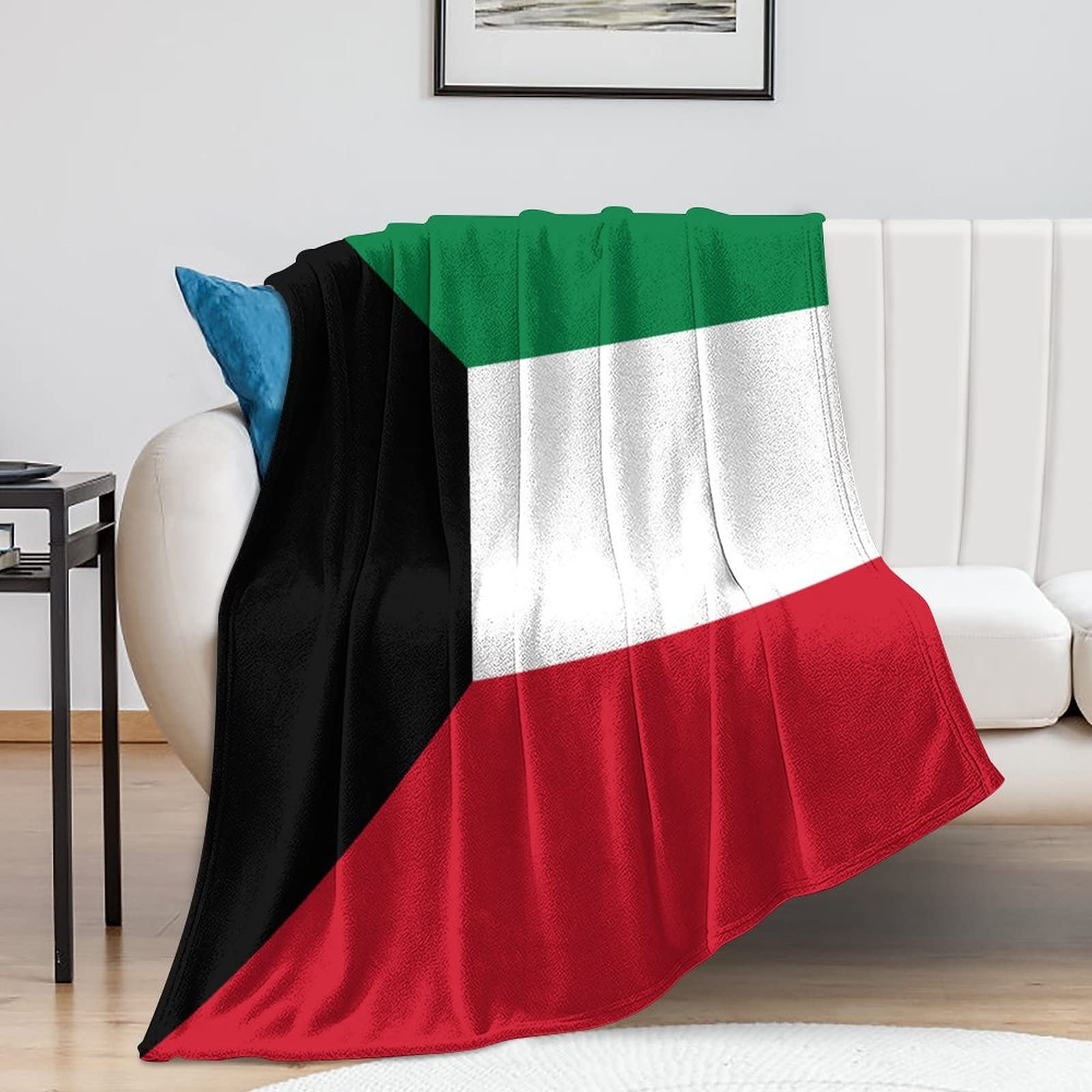 Couverture flanelle Koweït haut de gamme jeté de lit doux toucher soie