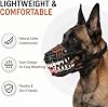 Bozal de perro aterrador con dientes y correas ajustables, B: M | Cosplay de Halloween, diseño de monstruo terrorífico, sesiones de fotos, disfraces de Halloween para perros, máscara con dientes realistas 5