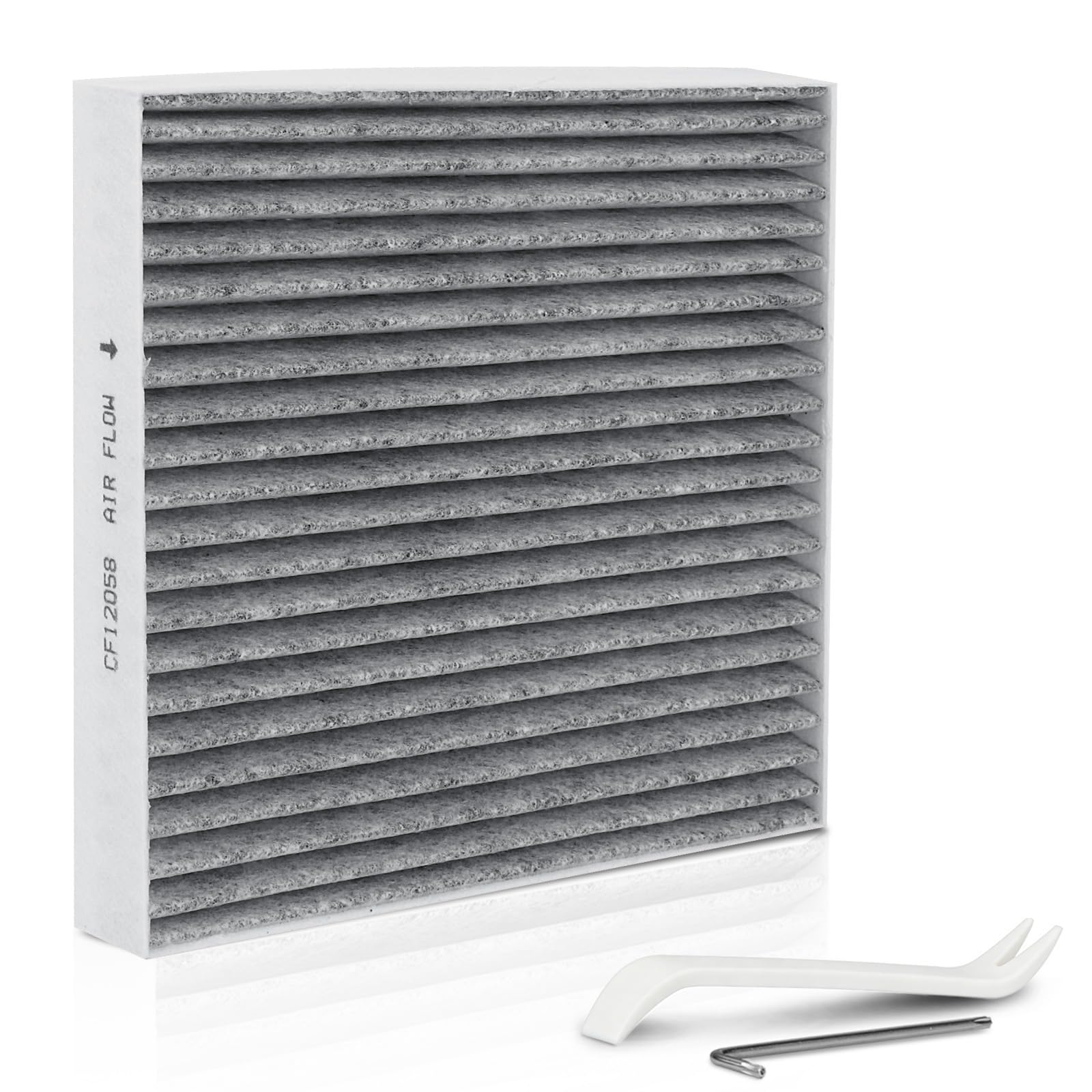CF12058 Cabin Air Filter | Replaces OE 97133-F2000, PC99239-P | Fits Hyundai Elantra 2017-2020, Accent 2018-2022, Elantra GT 2018-2020, Kia Forte 2019-2023, Rio 2018-2023
