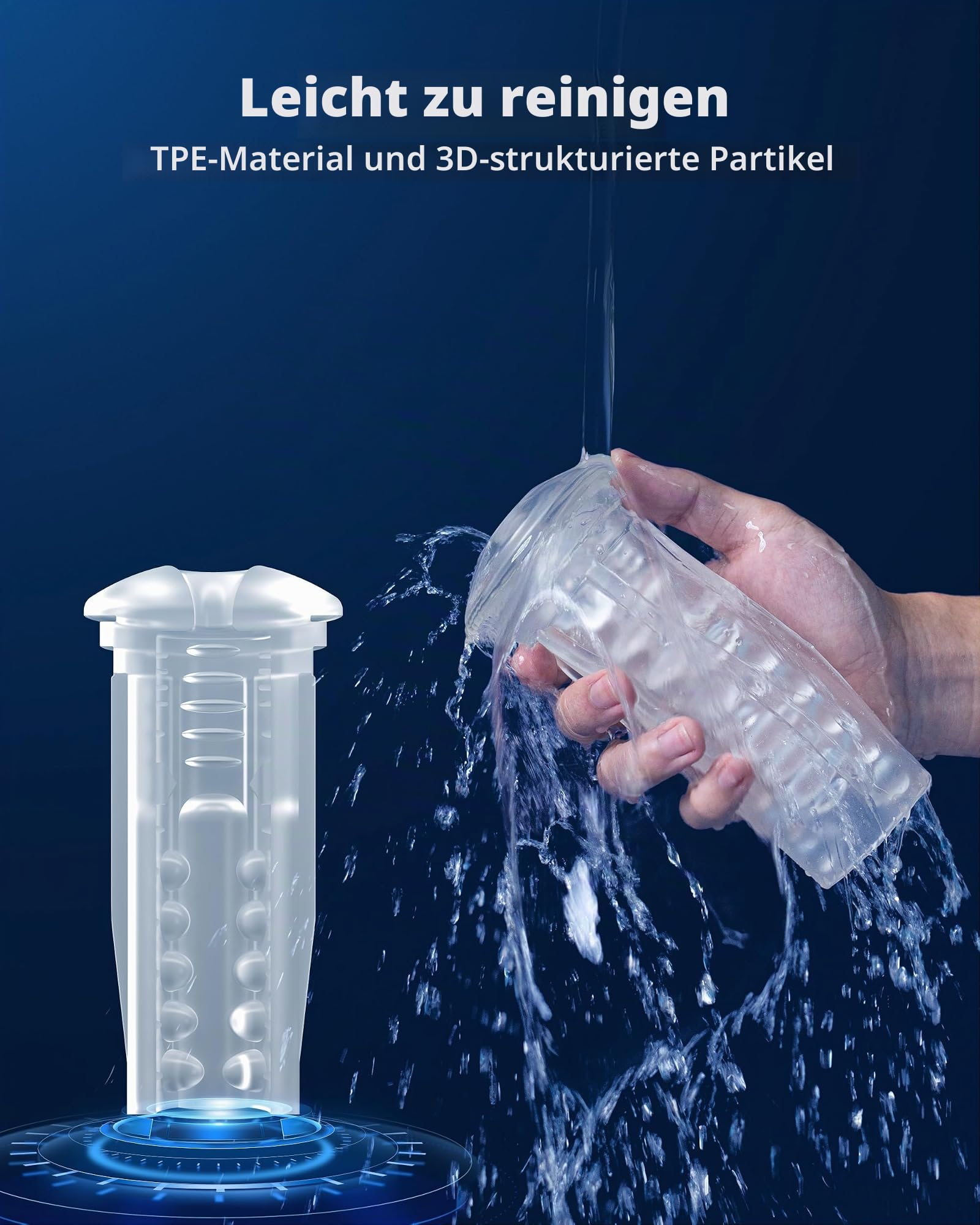LOVENSE Max 2 Automatischer Masturbator für Männer mit 360-Grad-Kontraktion + LOVENSE Taschenhülsen, Elektrischer Masturbator-Cup, Stroker-Zubehör, 3D-Naturfarbe