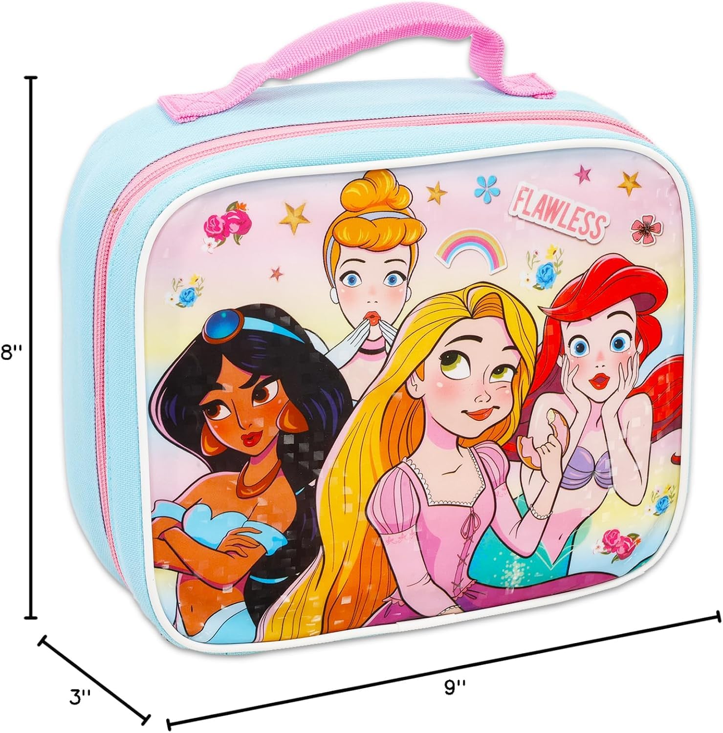 disney princess tackle box Lunchbox for Kids Girls Bundle w/Insulated Lunch Bag, More | Soft Princess Lunch Plus Water Bottle, Stickers, More Action:Moderate Fast Best 9wt Fly Reel nylon reel This youth fishing play