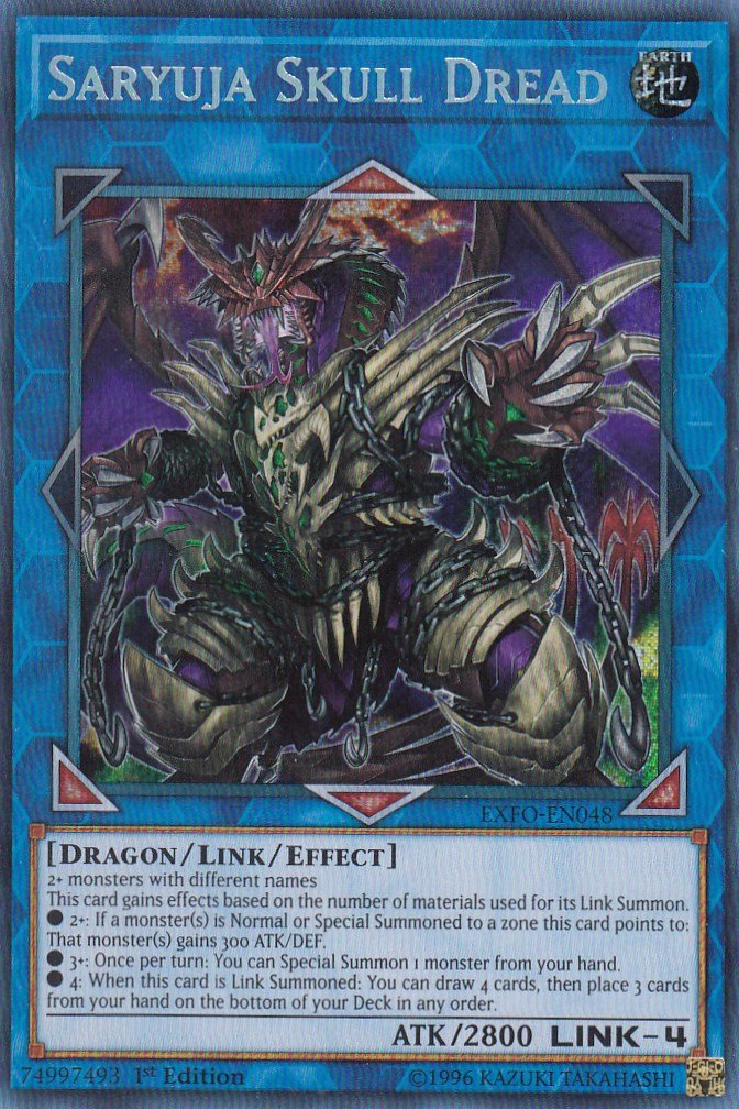 Amazon.co.jp: 【unlimited】遊戯王 EXFO-EN048 鎖龍蛇?スカルデット 