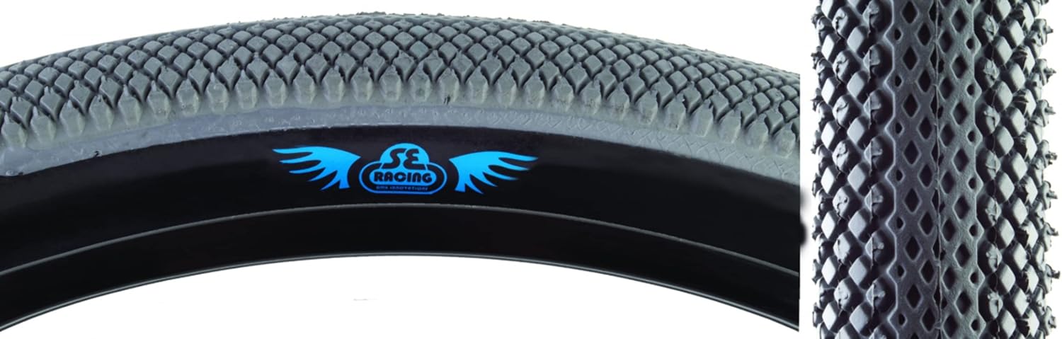 SE Bikes Speedster 29 x 2.1 BMX Street OEM Replacement Wire Bead Dirt Road Bike Tire Pair (Gray)