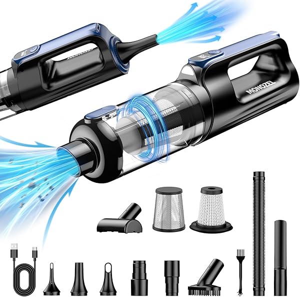 MONOZEL 18000PA Cordless Car Vacuum 1