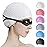 Tripsky Silicone Swim Cap,Comfortable Bathing Cap Ideal for Curly Short Medium Long Hair, Swimming Cap for Women and Men, Shower Caps Keep Hairstyle Unchanged (White)