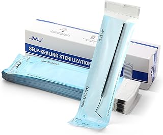 JMU Self Seal Sterilization Pouches 2.25" x 9", Sterilization Bags 200 per Box