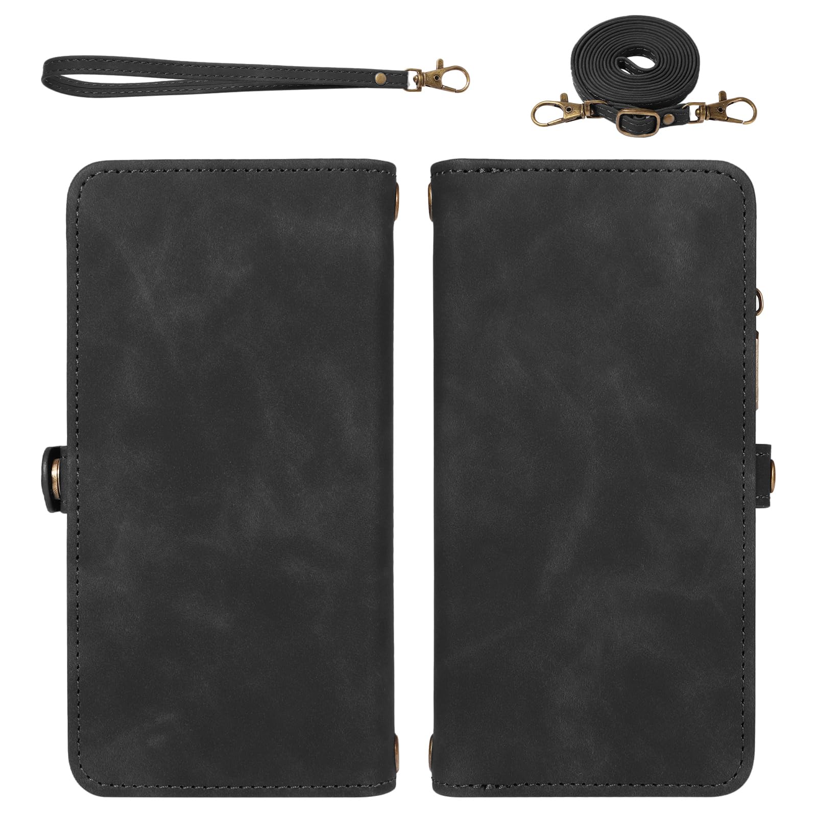 Asuwish Phone Case For IPhone 15 6.1 Inch Zipper Wallet - View #4