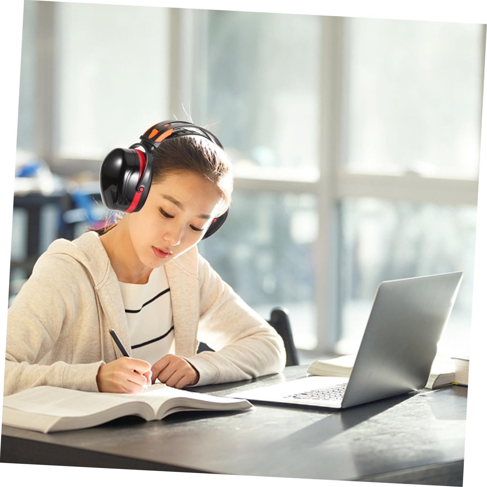 Uonlytech 4stücke Foldable Noise Reduction Earmuffs Für Geräuschdämpfende Kopfhörer Für Lernen Schlaf Und Lärmschutz Leichte Verstellbare Ohrenschützer