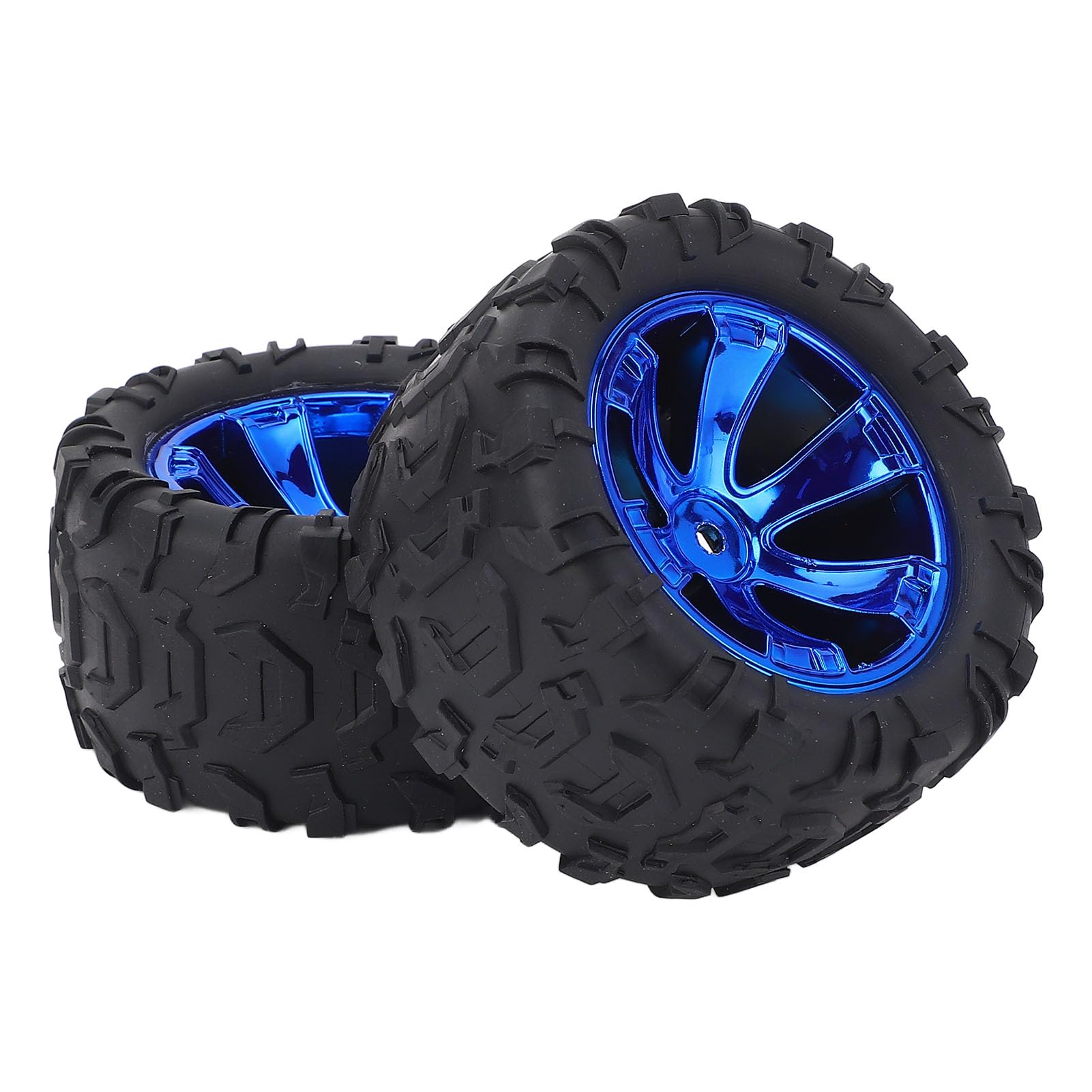 2PCS RC Koło Opony, Gumowe Opony Oponowe Plastikowe Piasty kół Odporne na Zamiennik Opony dla 1:12 RC Car 144018 3000