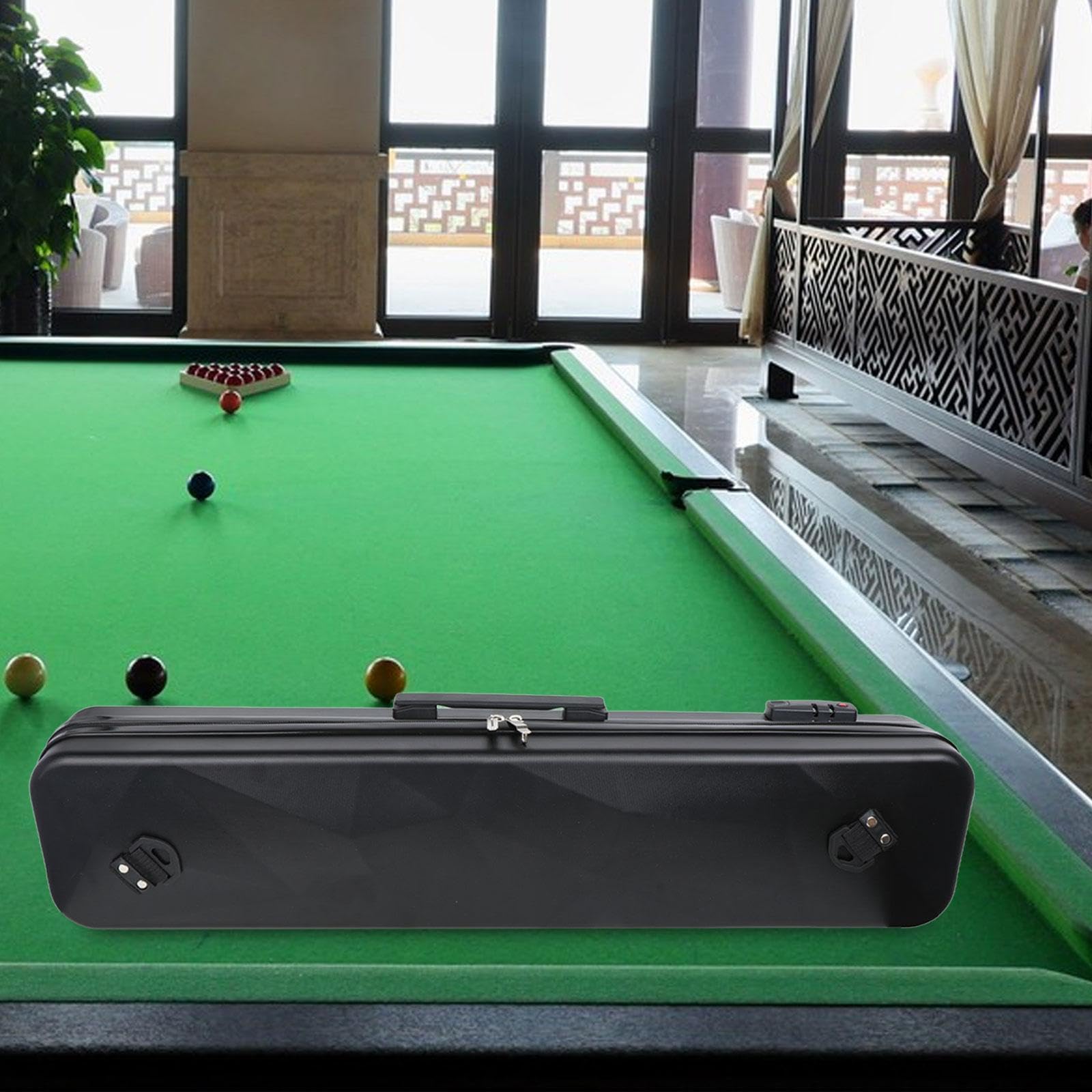 Kowaku Bolsa para Palos de Billar 85cm Estuche rígido de PVC 1/2 Dividida